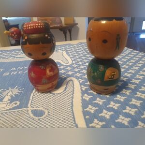 Vintage Japanese bobblehead dolls